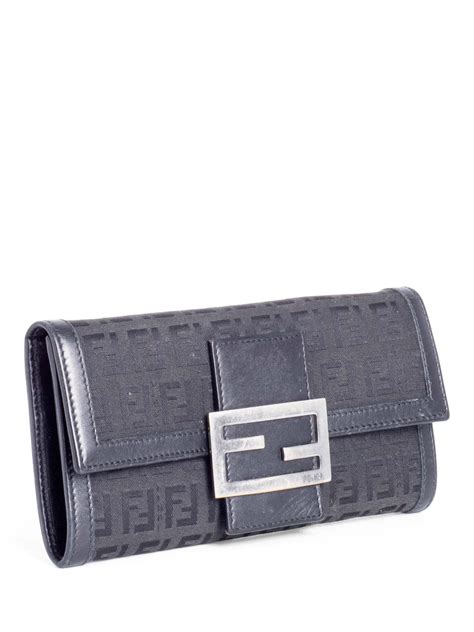 fendi wallet continental|Fendi zucchino wallet.